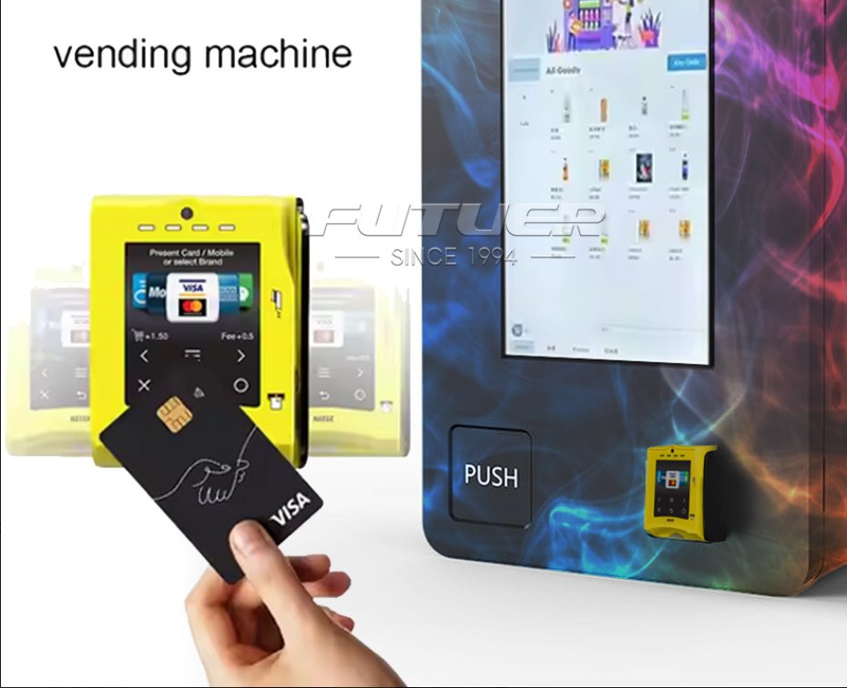 Mini TCG compact vending machine card payment detail