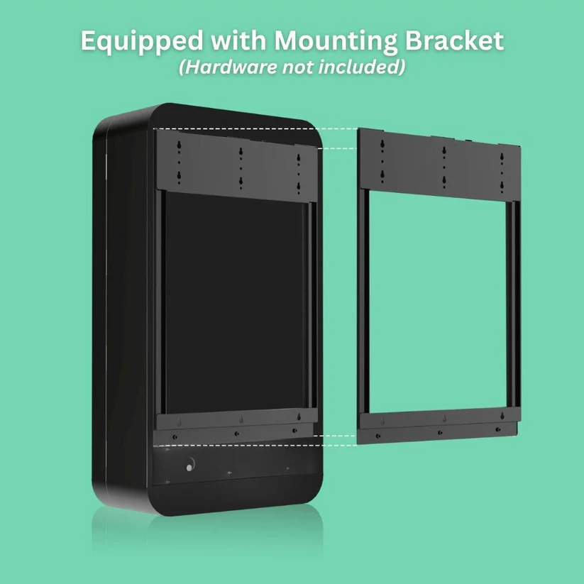 Slim Wall TCG Machine mounting bracket view